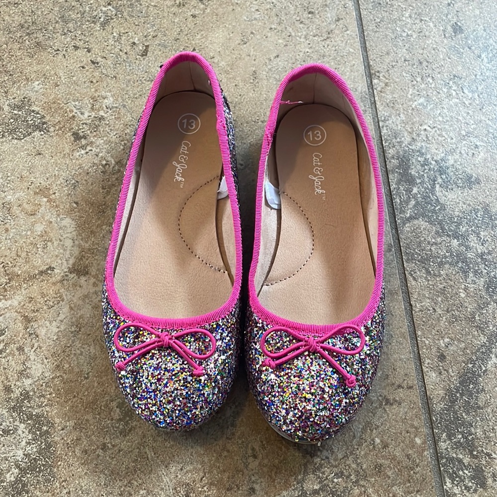 Cat & Jack sparkly flats